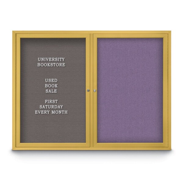 Corkboard, Burgundy/Bronze, 42" x 32"
